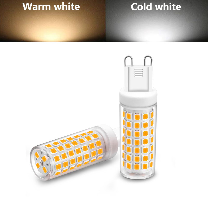 Led-pære smd 2835 3014 led  g4 g9 led-lampe 9w 10w 12w led-lys  dc12v ac220v 360 grader udskift halogenlampe