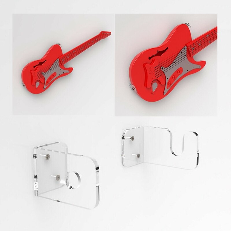 Acryl Gitarre Zauberstab Aufhänger Halterung/Plexiglas Gitarre Halfter für Alle Größe Gitarren