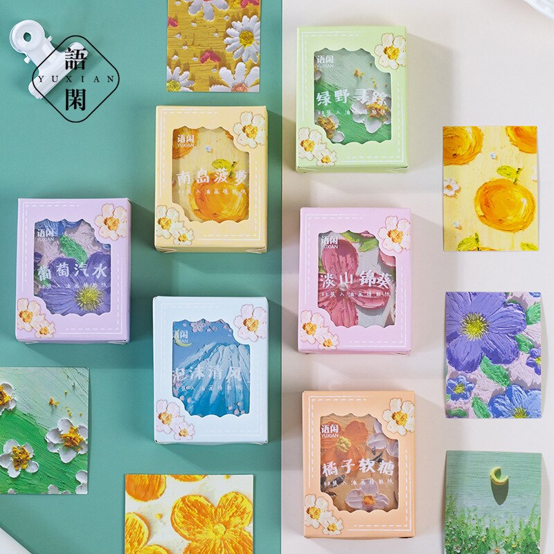 60pcs/lot Kawaii Stationery Stickers RainbowPlanner Decorative Mobile Stickers Scrapbooking DIY Craft stickers