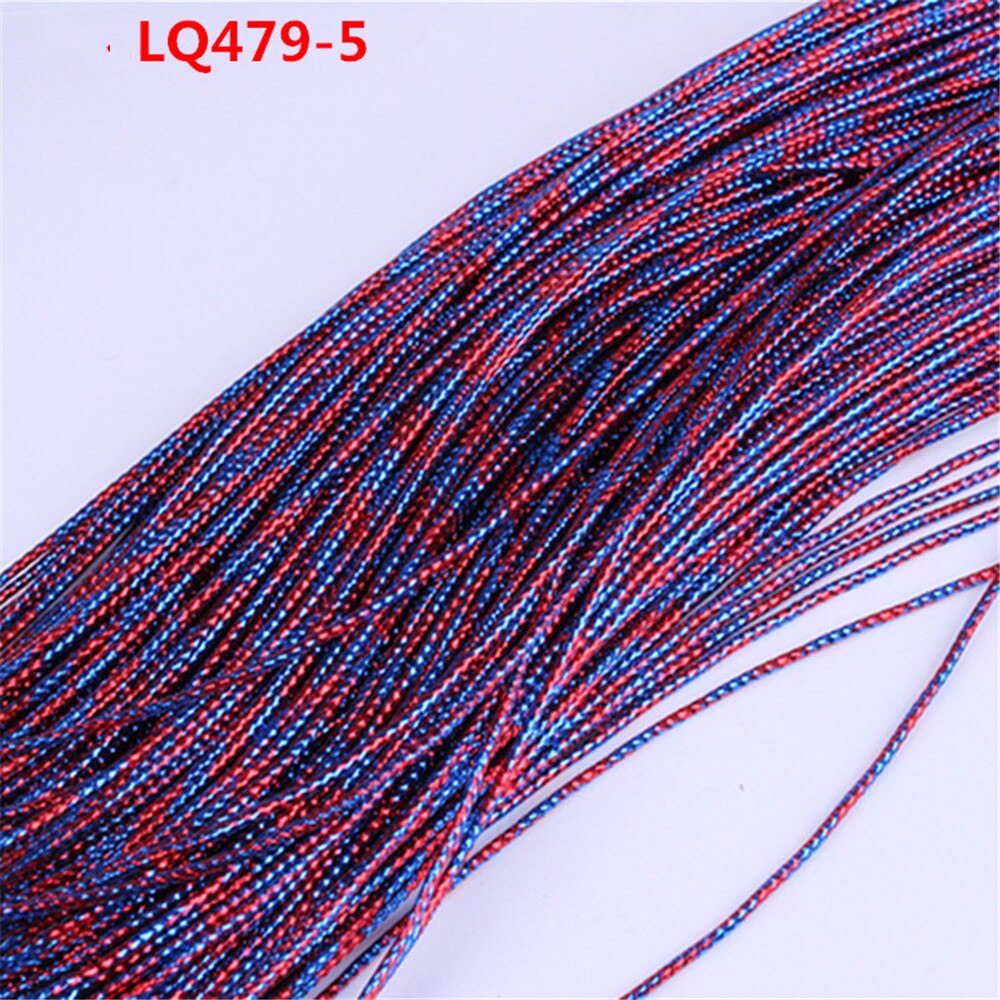 75m/bag Rainbow Color Hair Rope Styling Tool Magic Braid Tail Hair Braid Ponytail Styling Rope Maker for Girls Hairstyle: Mutil