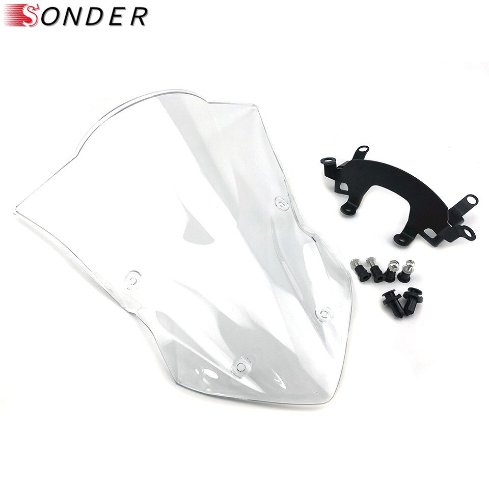 Windshield Windscreen for Kawasaki Z900 Parts Motorcycle Double Bubble Z 900 17 18 19 Screen accessories