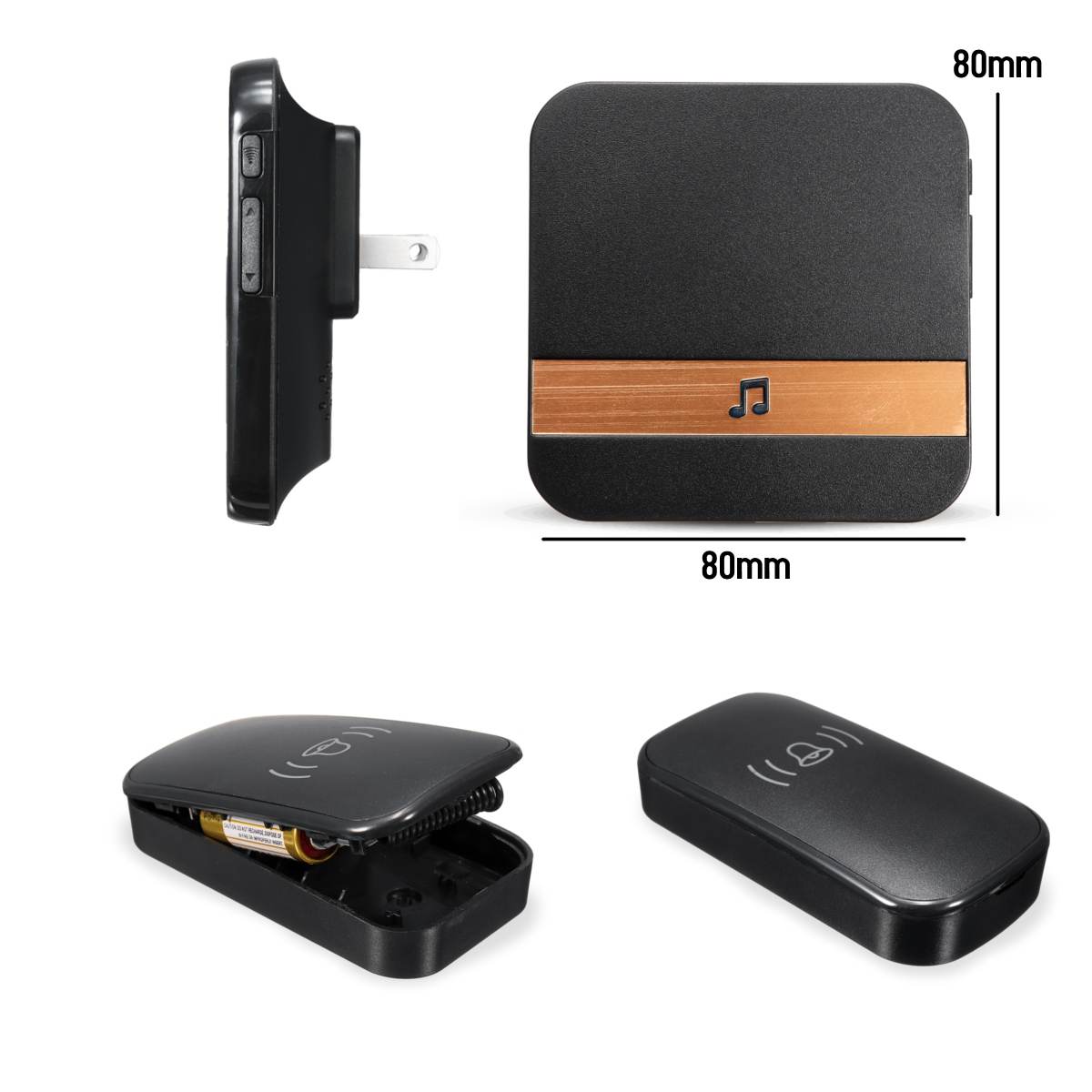 Inteligentny dzwonek robić drzwi AC 90-250V, bezprzewodowy WiFi, sterowanie aplikacją, protokół M3 433