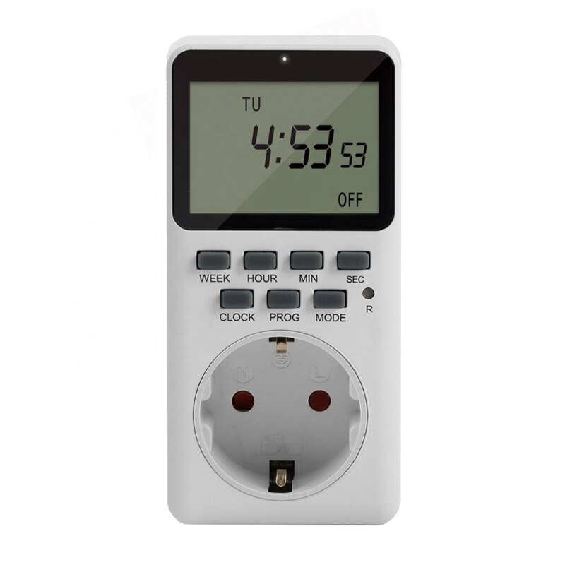 Outlet Timer, Digital Programmable Timer，Heavy Duty Smart Indoor Timer 23GB