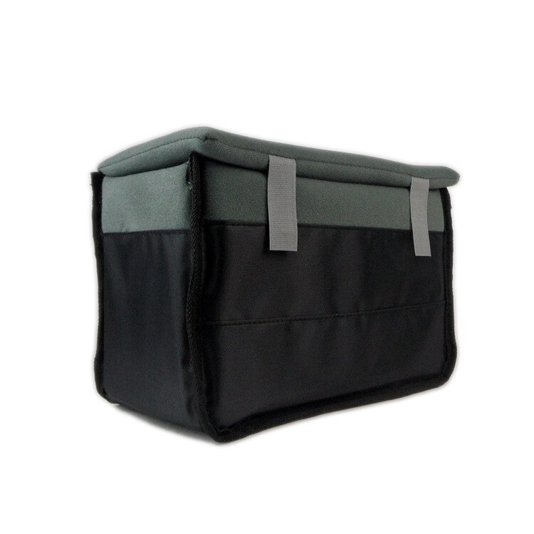 Camera Insert Bag Shockproof Inner Partition Padded Protector SLR Carry Case Super Thick -Proof Liner Insert For Camera Lens: Gray