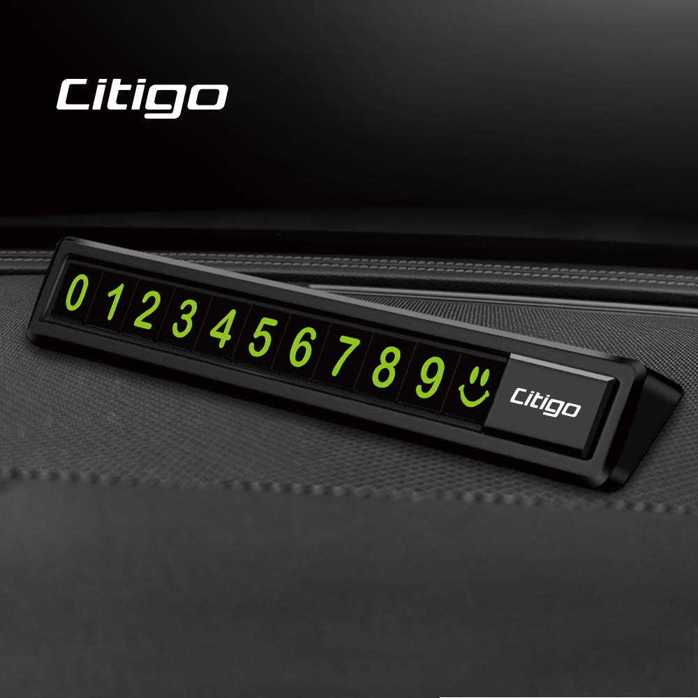 Temporary Car Parking Card Auto Accessories For Skoda Octavia Fabia Rapid Superb Kodiaq Scala Karoq Citigo Kamiq Roomster Enyaq: black