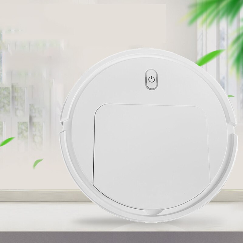 Smart Cleaning Robot Automatic Rechargeable Dust Floor Vacuum Cleaner Hair er for Electric Vacuum Cleaner,White