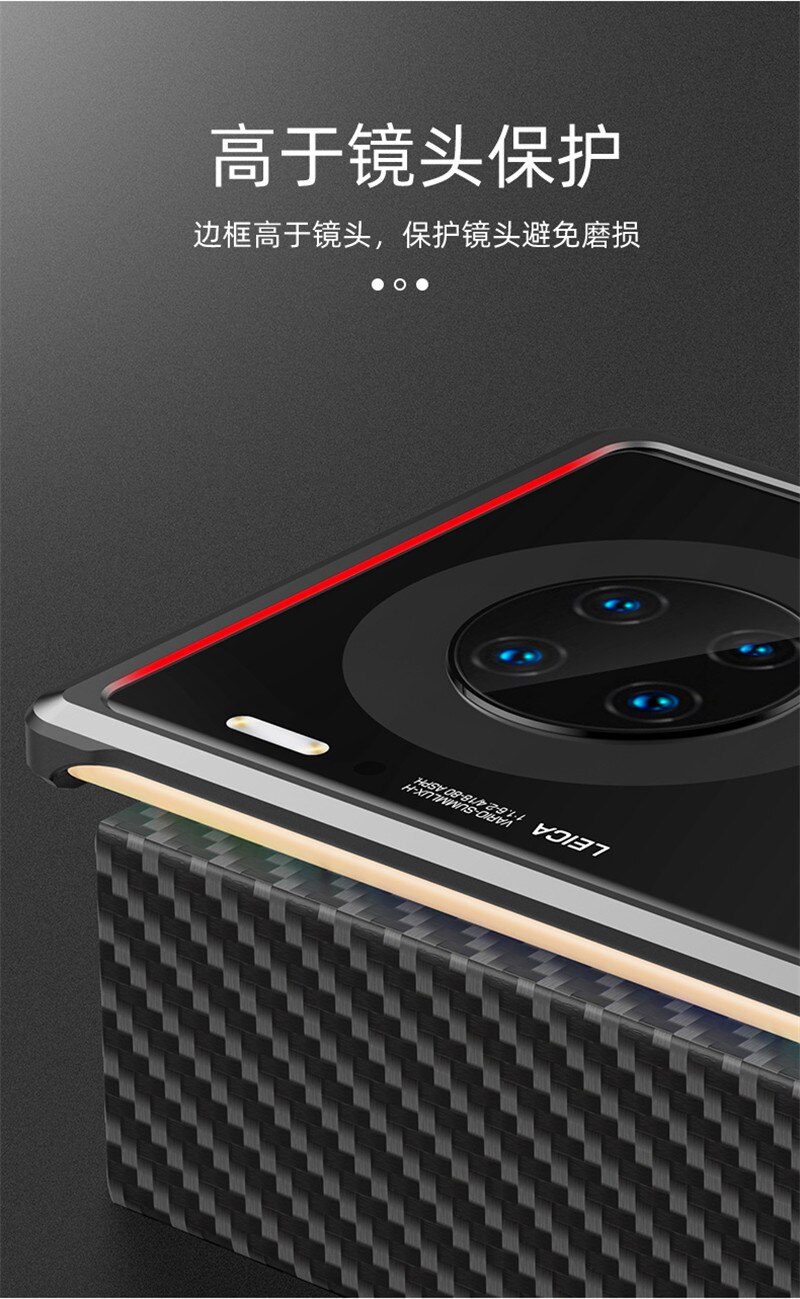 Metal kofanger cover til huawei mate 30 pro mate 20 pro ultra tynd aluminium ramme cover cover til huawei mate 20 pro mate 30 kofanger