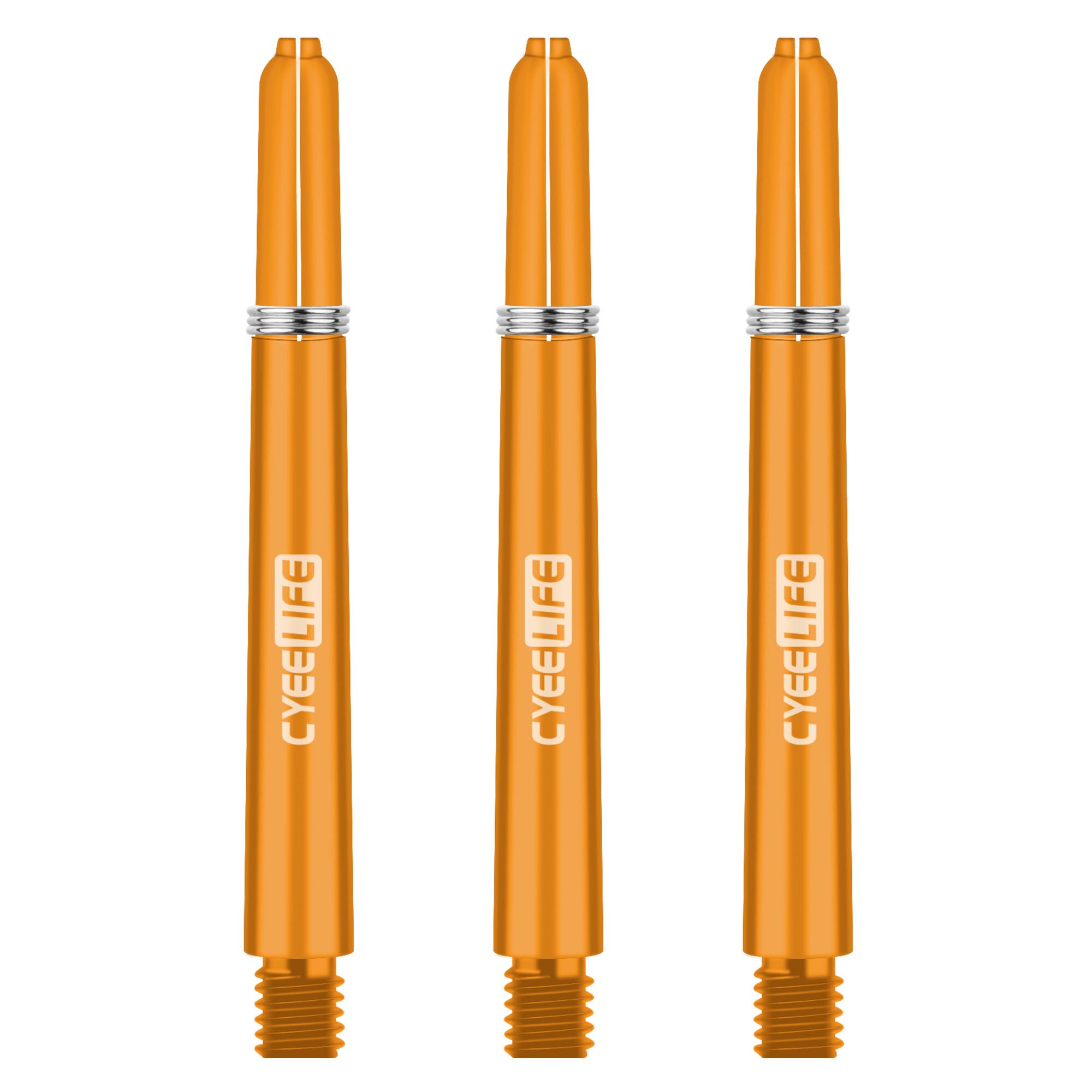 CyeeLife 30 pièces 2BA 41mm arbres de fléchettes PC professionnels arbre en plastique avec joint torique accessoires de fléchettes: Orange
