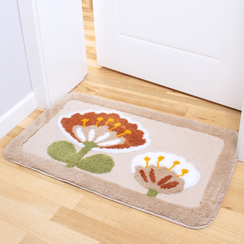 Zachte, zachte badmat, badkamer deurmat, decoratie, absorberende, antislip badmat, badmat, deurmat: 05 / 5080cm