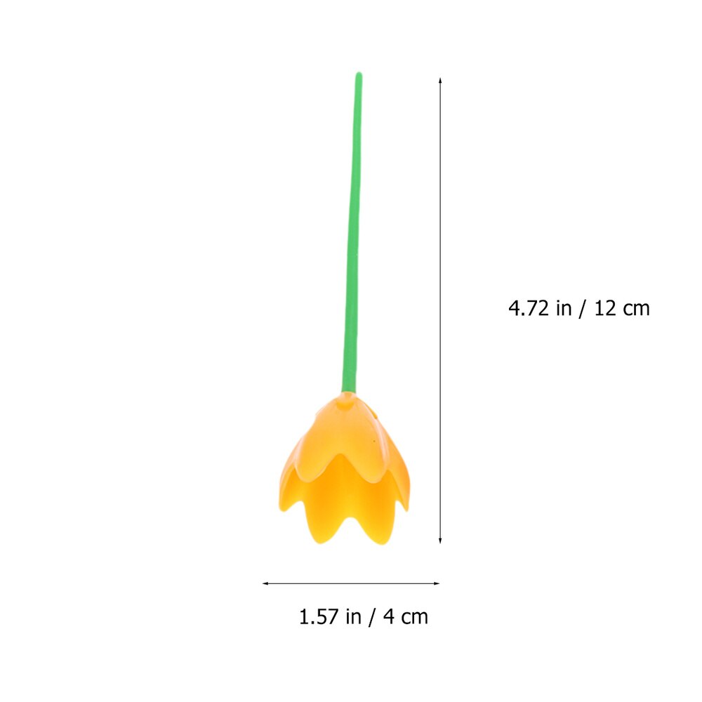 12 pcs Glass Marker Flower Shape Silicone Drinking Cup Identifier for Martini Cocktails Champagne