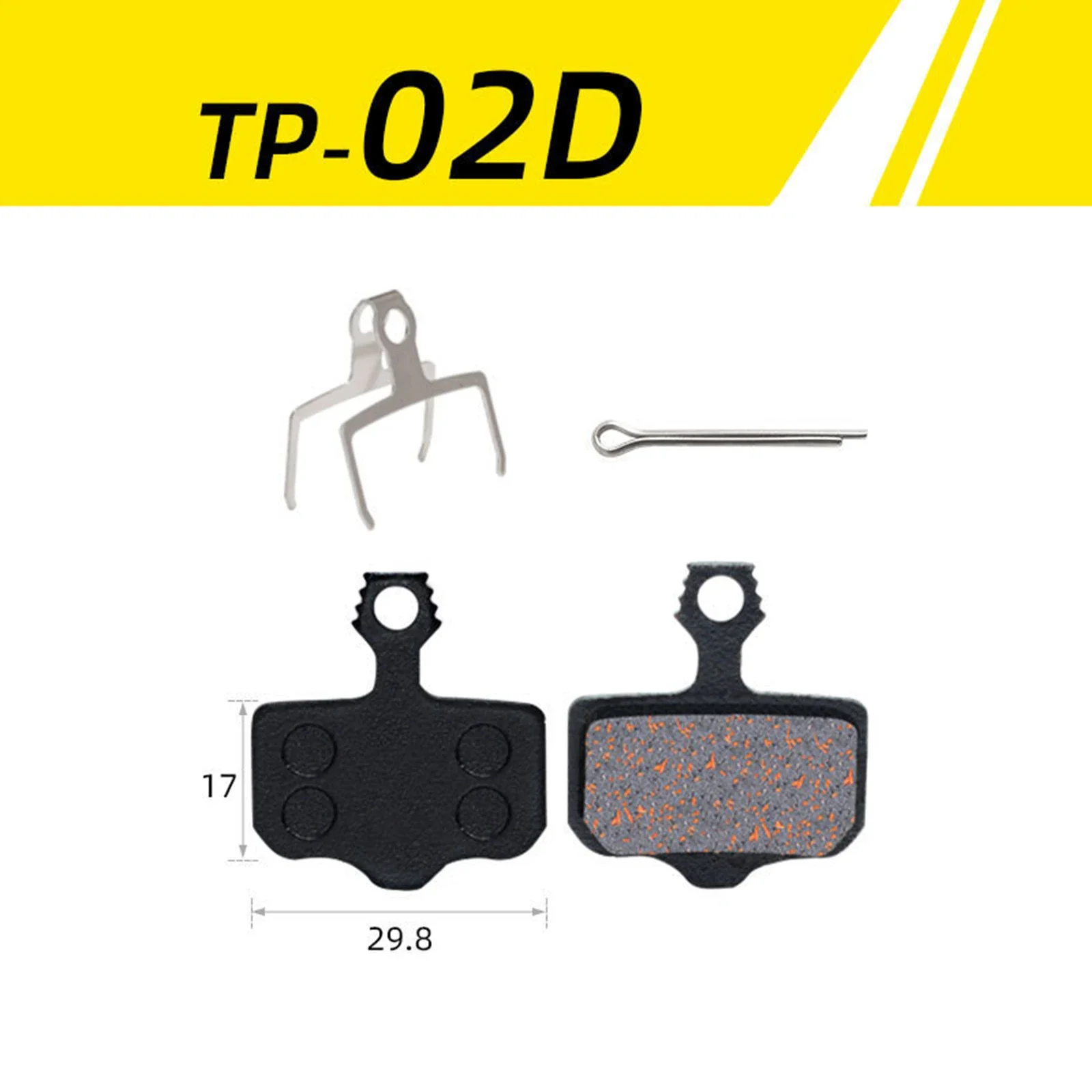 Bicycle Disc Brake Pads 1 pair For M446 355 395 BB5 Parts Replacement TP-01B TP-01D TP-01E Convenient Practical Mtb Parts: green