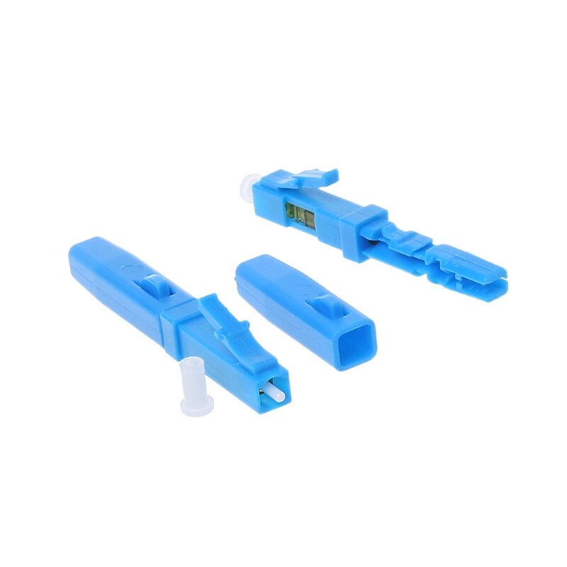 10PCS LC UPC Fast Connector single-mode fiber optic quick connector Embedded type FTTH Fiber Optic Fast Connector