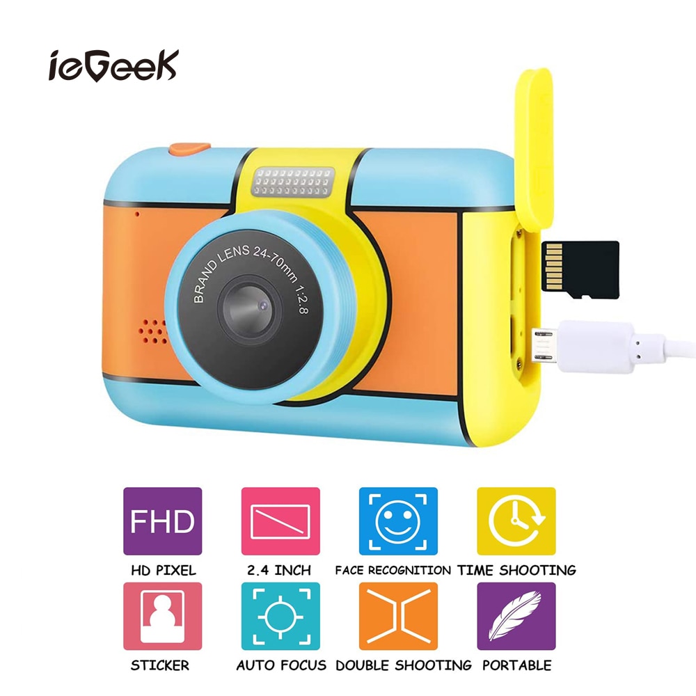 Kids Mini Digitale Camera 2.4 Inch 28MP Video Camera Speelgoed Usb Oplaadbare Selfie Camera Kids Outdoor Fotografie Camcorder