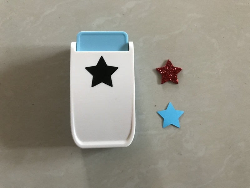 free 2.5cm star scrapbook cutter VA foam punch cardboard and corrugated puncher balsa wood punches metal sheet and cork punch