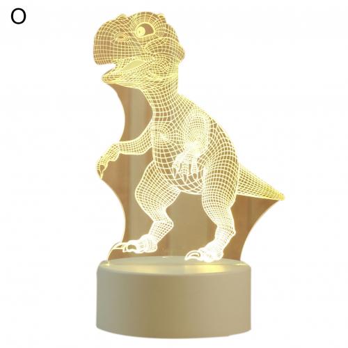 3D Cute Bear/Horse/Boat Acrylic LED Night Light Kids Bedroom Desk Lamp 3D LED Lamp Lamp Night Lights Novelty Lamp: O