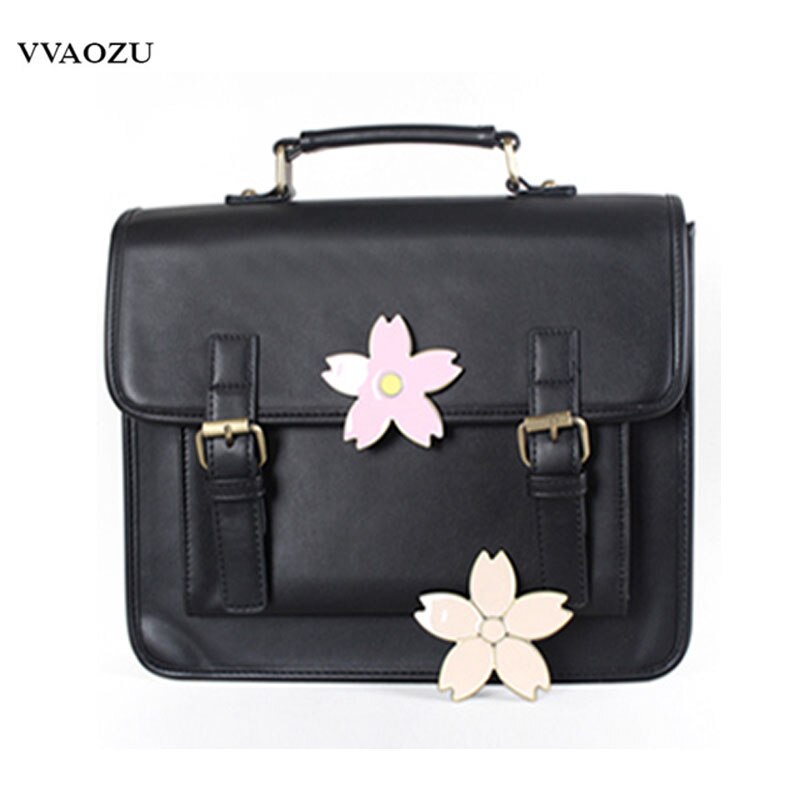 Japanse harajuku-stijl dames handtassen handtassen pu preppy tassen schooltassen