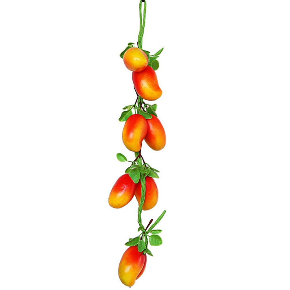 Simulación de patatas Chili cuerdas de fruta Artificial vegetal espuma modelo granja Hotel decoración del hogar fotografía Prop