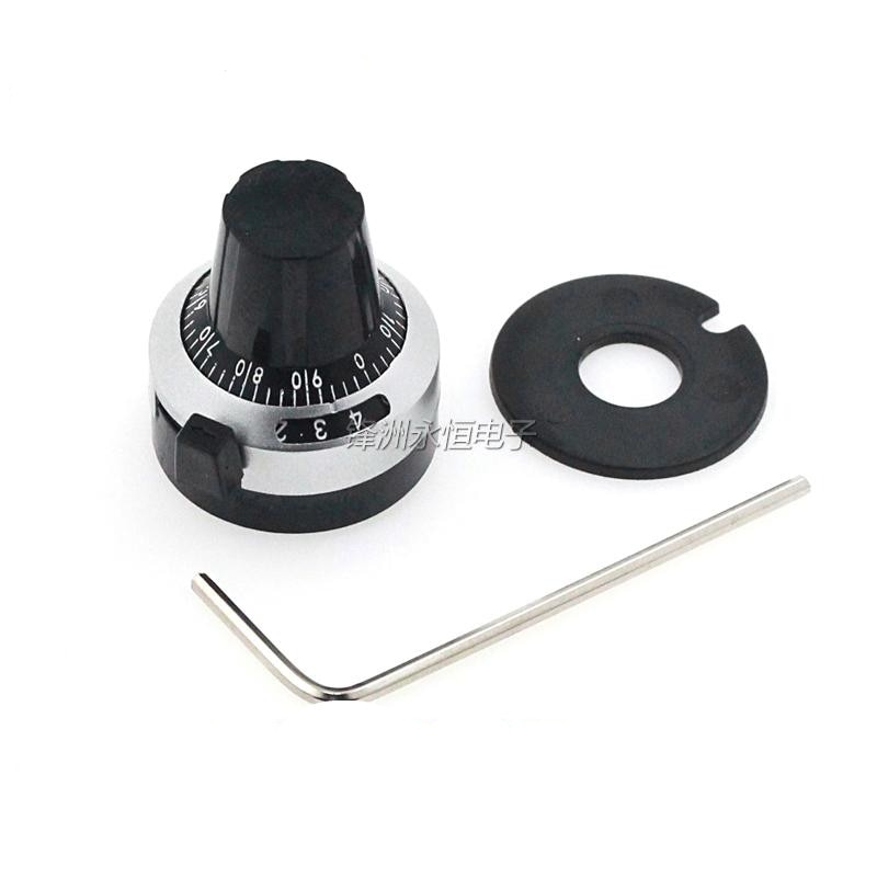 1pcs WXD3-13 3590S 6.35mm Potentiometer Precise Dial knob lockable Hat original