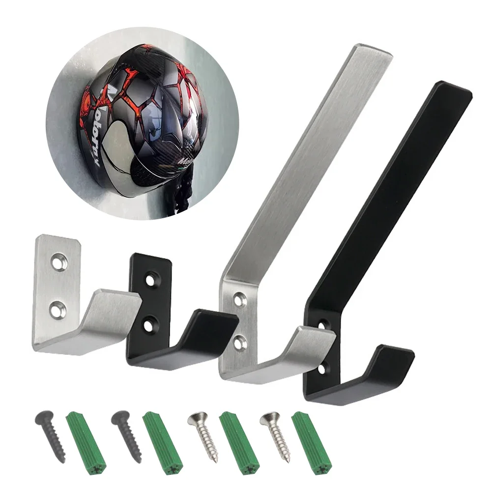 Motorrad Helm Wand Halterung Haken Racks Stahl Mehrzweck Haken Aufhänger Hause Gepäck Jacke Halter Küche Schrank Regal Haken