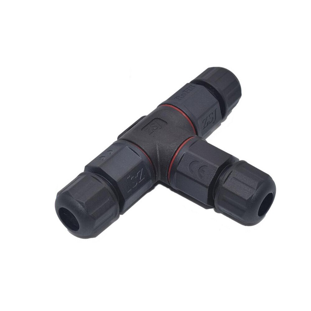 Ip68 2 3 4 5- benet led industrielt elektrisk vandtæt stik 2 -benet 3- benet 4- benet kabel t lige form udendørs belysningsstik