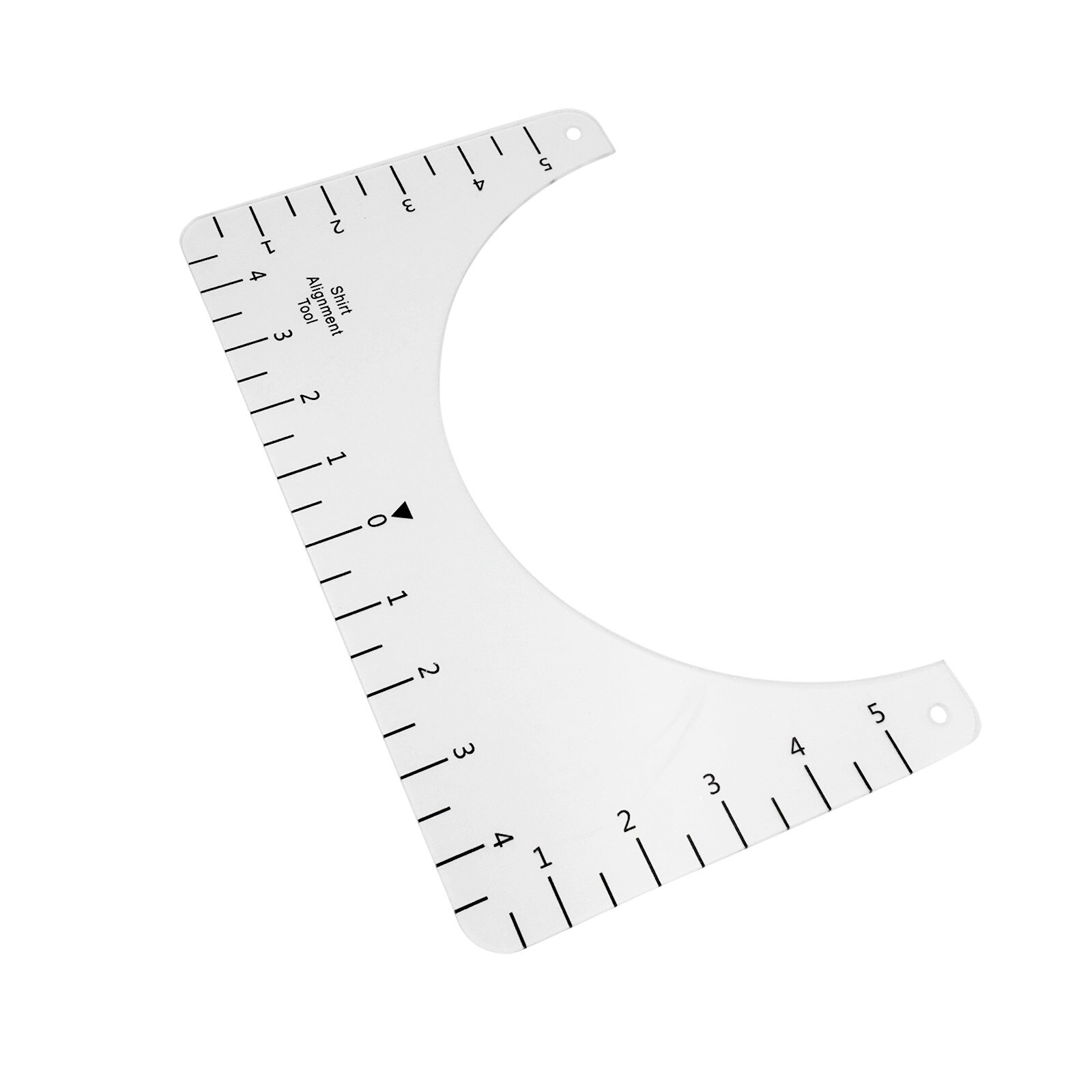 35# Transparent Acrylic T-Shirt Guide Ruler Vinyl Ruler Alignment Fabric Centering Tool Fabric DIY Crafts Sewing Accessories