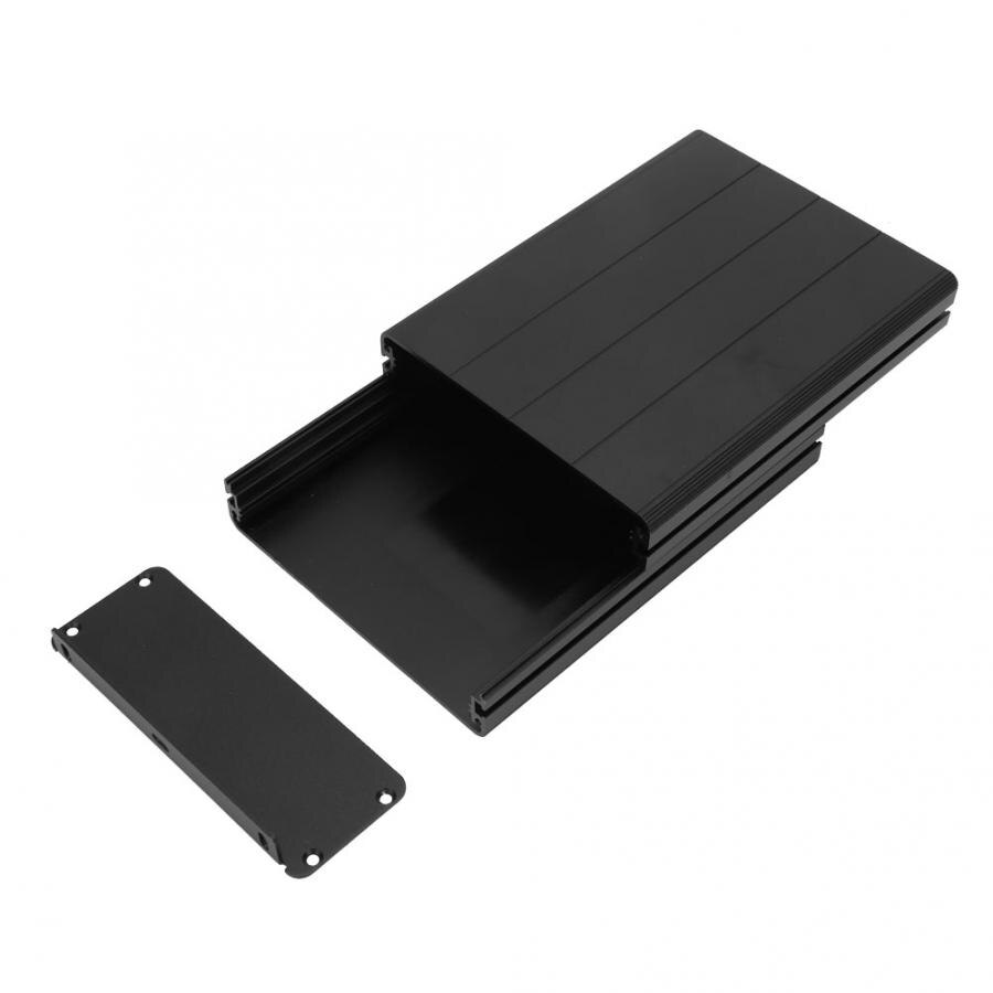 Extrusora de caja negra mate, carcasa de aleación de aluminio, carcasa GPS, 45x122x160mm