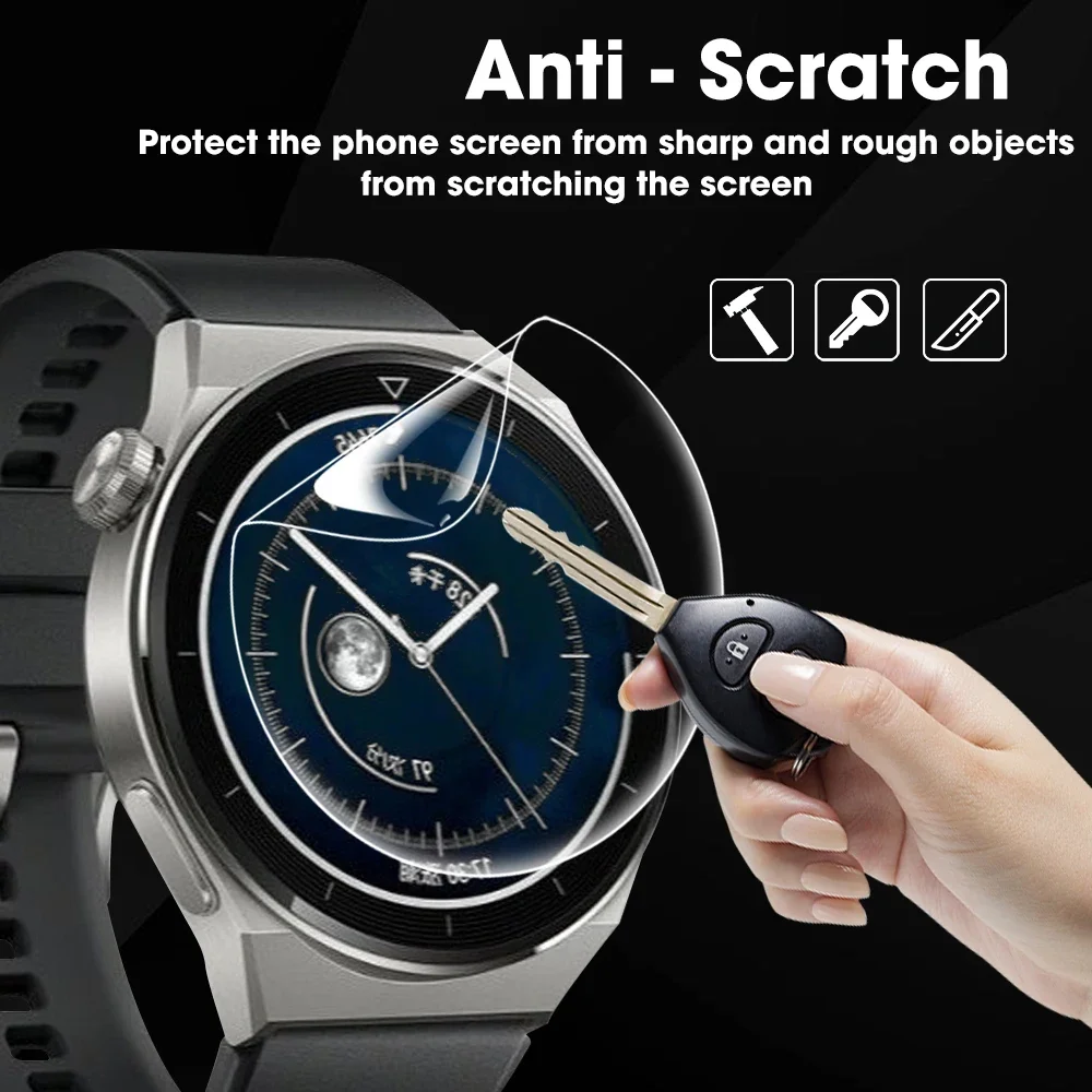 Weiche Hydrogel-Schutzfolie für Huawei Uhr GT 4 3 GT2 41/46/42/43 mm Displayschutzfolie für Huawei Huawai GT4 GT3 Profi GT CYBER