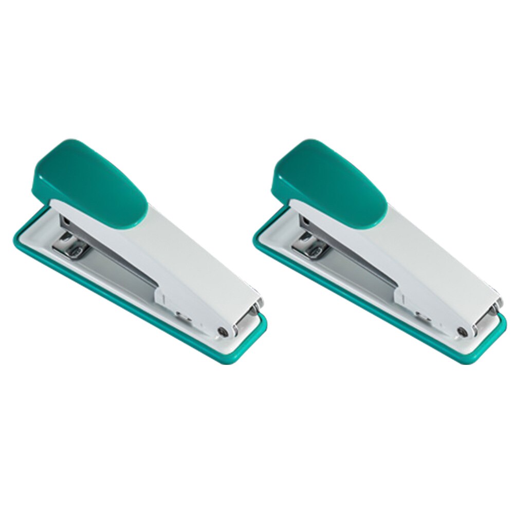 2Pcs Standard Staplers Metal Staplers for Desk School Office Home Stapler Stapling Tool