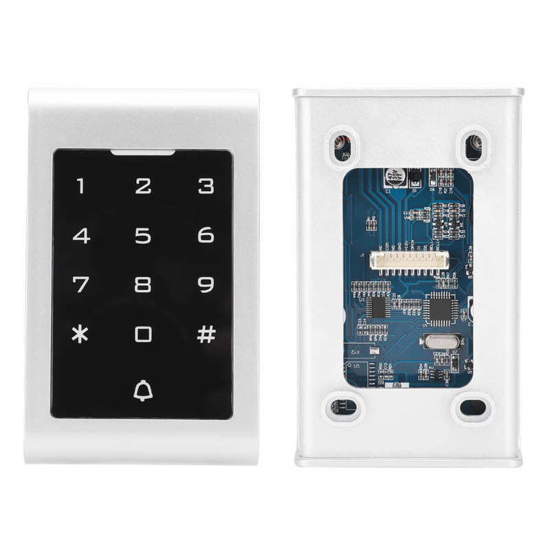 13.56MHz RFID Access Control System Password IC Card Backlit Keypad Touch Screen Attendance Machine Door Lock Opener Keyboard