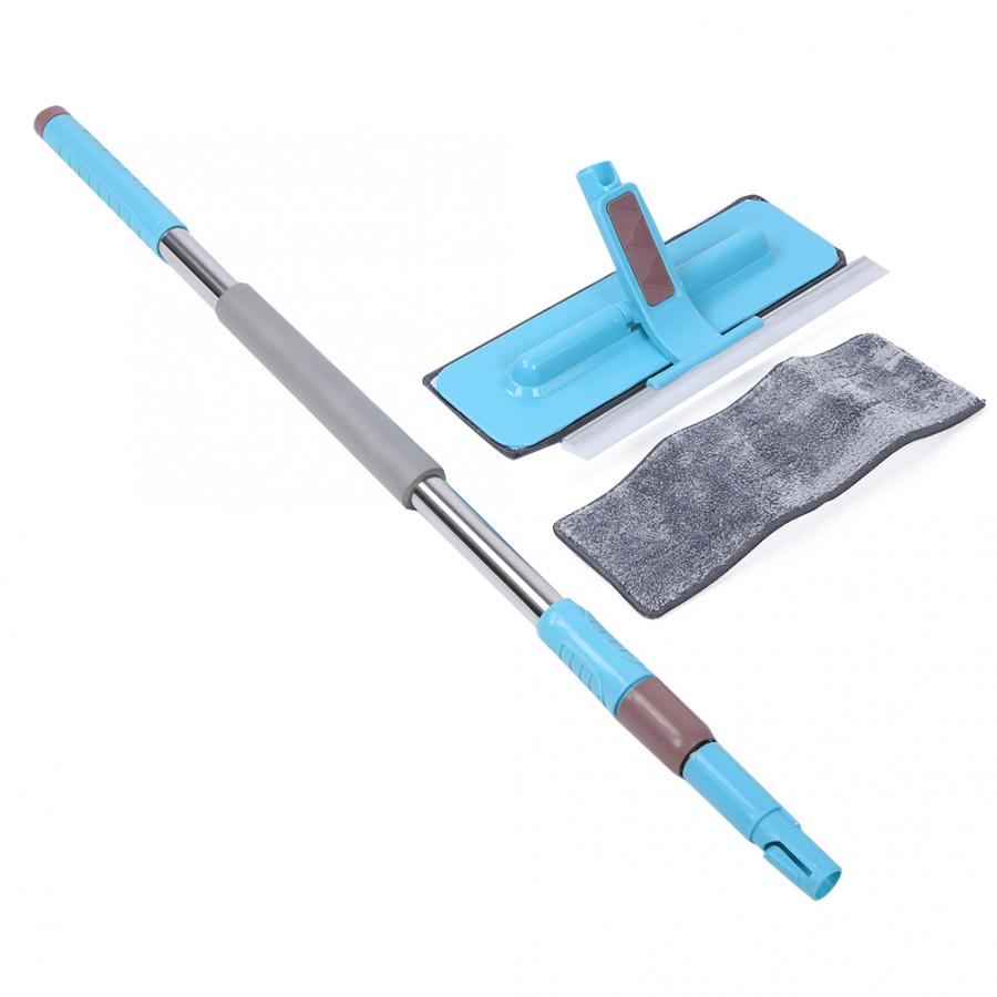 Window Wiper Floor Cleaner Multi-functional Window Cleaner Retractable Rod Floor Glass Wiper Cleaning Tool for Home
