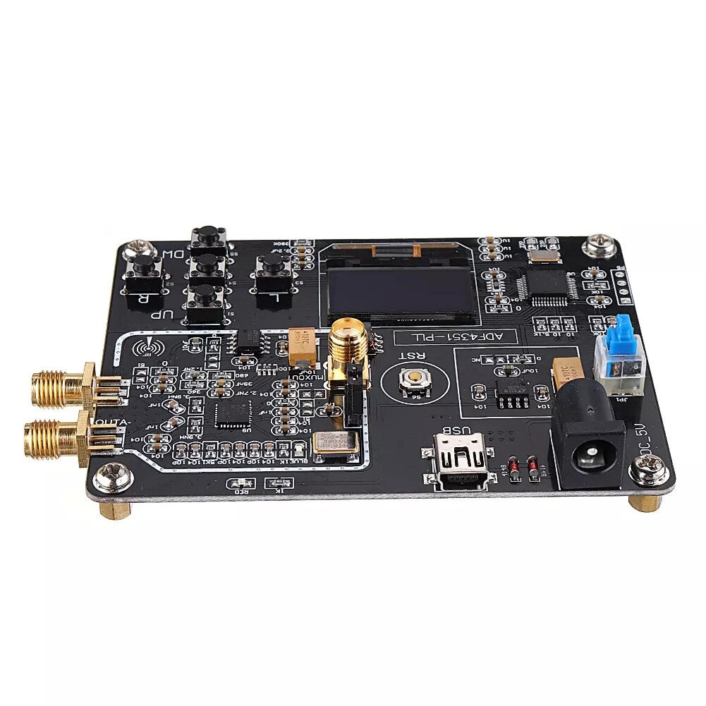 ADF4351 Signaal Generator Module Usb-poort Frequentie Synthesizer Nauwkeurige Dual Output Professionele Rf Geïntegreerde Circuit 35M-4.4G