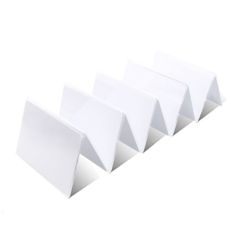 50PCS 125khz RFID Card CR80 Standard Card Writable Blank Card T5577 Chip
