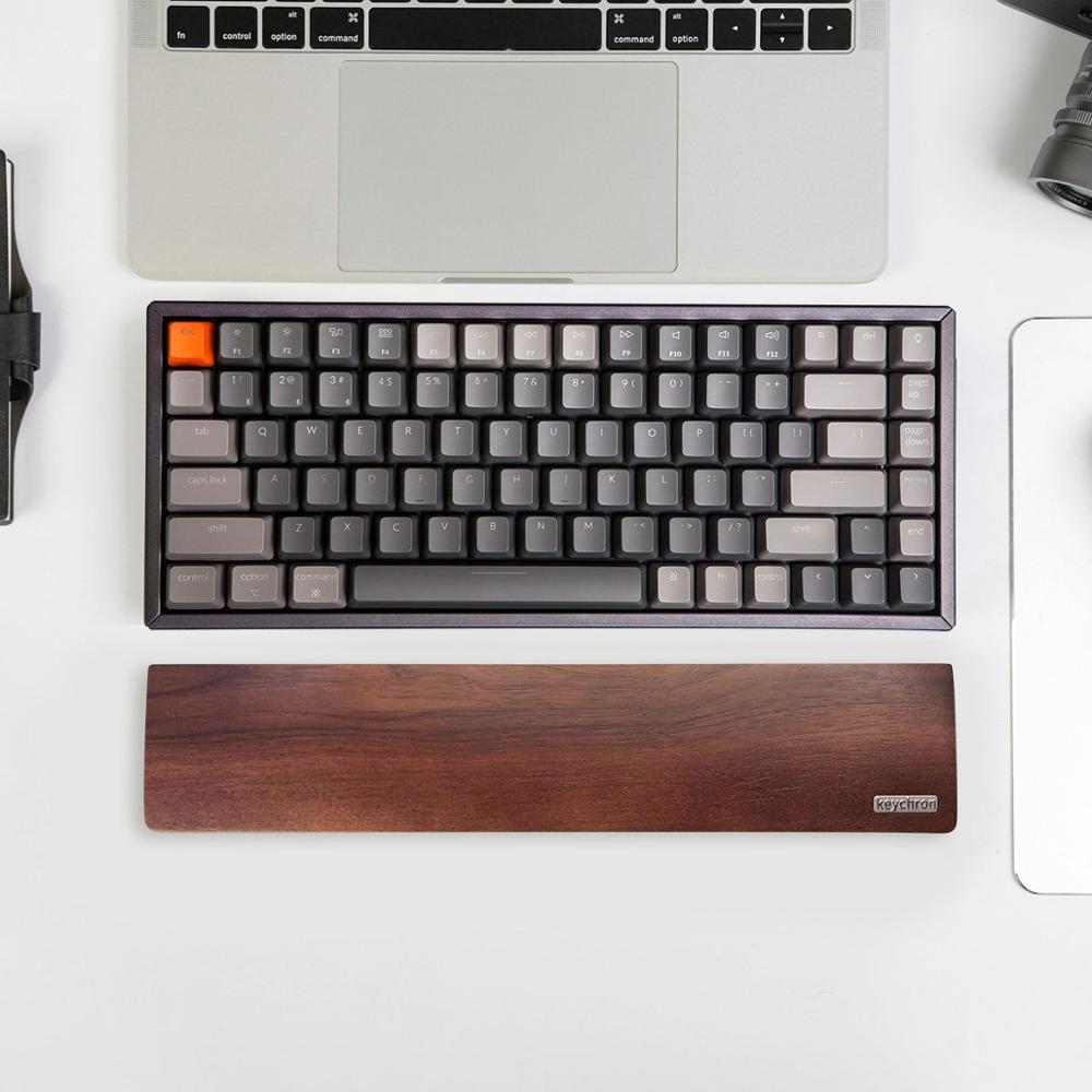 Keychron-reposamanos de madera K2/K6 para teclado mecánico, Bluetooth
