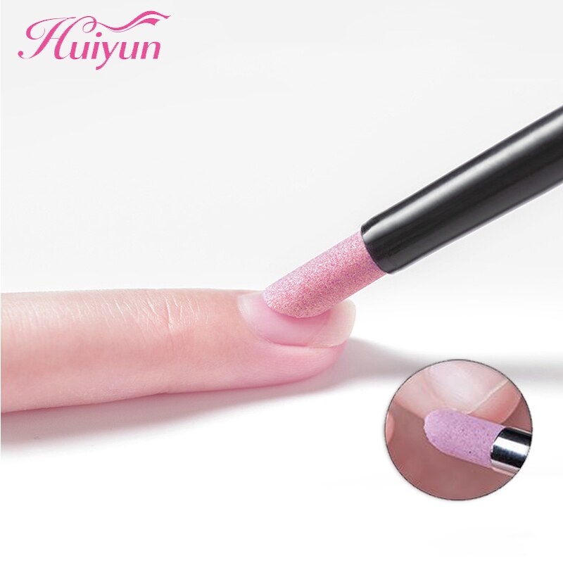 Huiyun 1/5Pcs Quartz Stone Nail Art Scrub Pennen Molen Manicure Trimmer Dode Huid Cuticula Remover Matte Professionele care Tool Pen