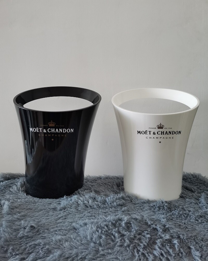 Glas champagner Cocktail plasticwine schrank galvanik kunststoff wein glas weiß acryl champagner eimer 2Tassen1 eis eimer