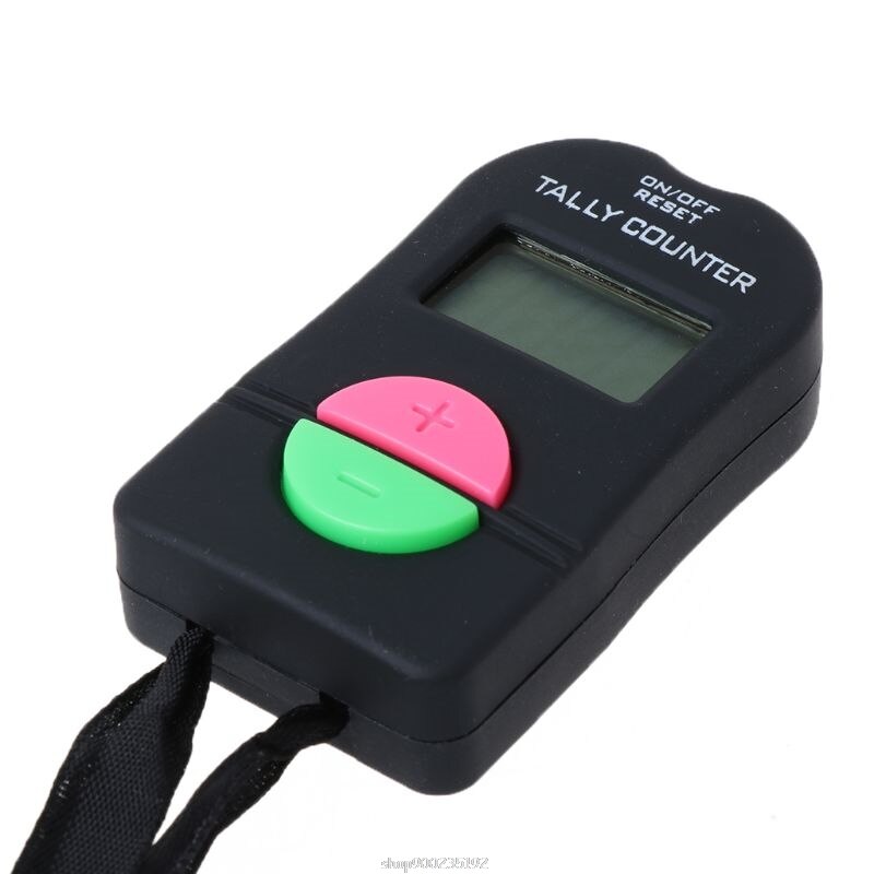Electronic Counter Work Count Person Flow Point Device Manual Chanting Display Button Can Add and Subtract Counter D08