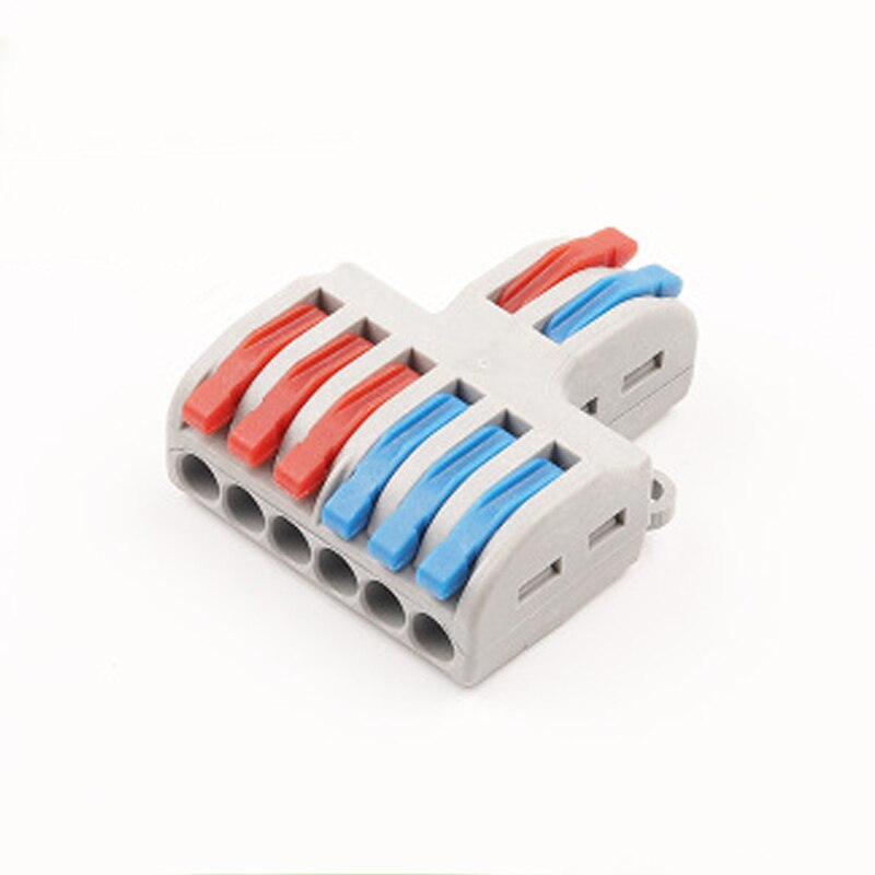 5pcs/Lot SPL-42/62 Mini Fast Wire Connector Universal Wiring Cable Connector Wire Connector Push-in Conductor DIY tool: 5pcs-B
