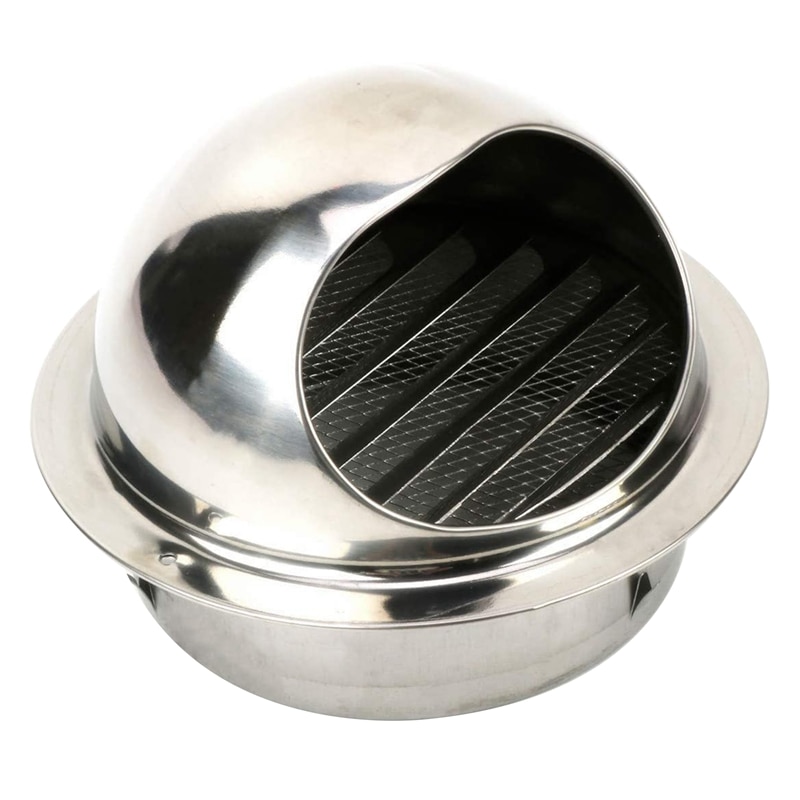 6-Inch 304 Stainless Steel Vent, Round Vent, Grid ... – Vicedeal