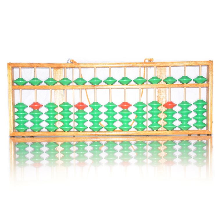 13 kolonne stor størrelse skridsikker lærer abacus kinesisk soroban pædagogisk værktøj matematisk lommeregner hængende abacus til lærer  sz01