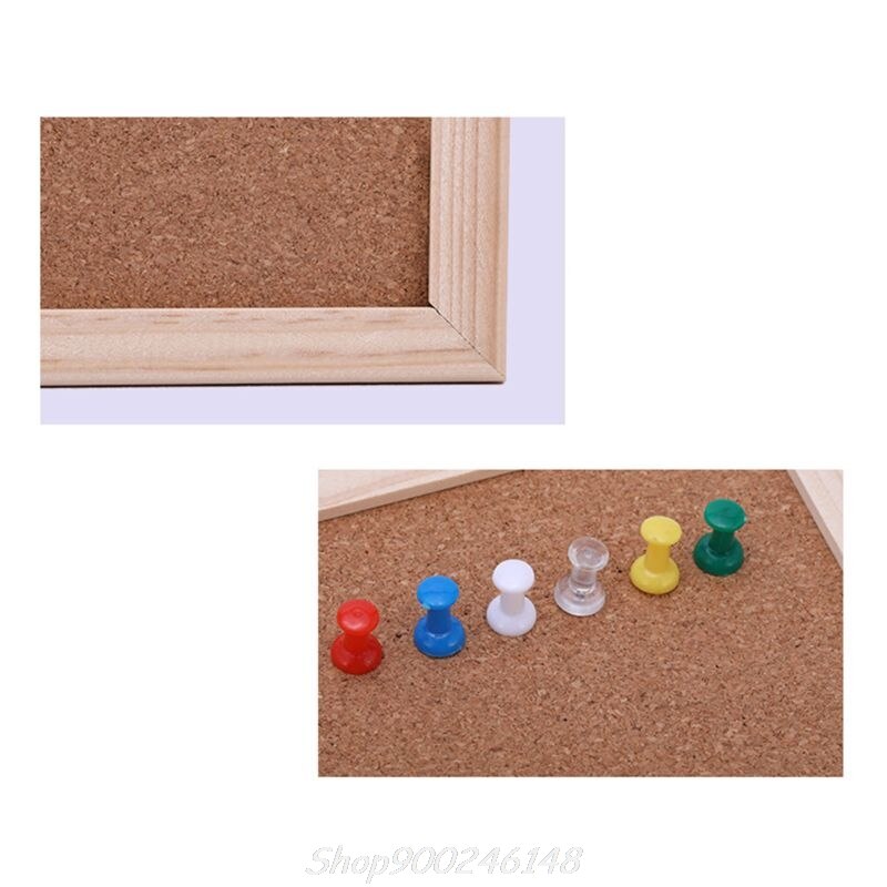 30x40cm Cork Board Drawing Board Pine Wood Frame White Boards Home Office Decorative Jy24 20
