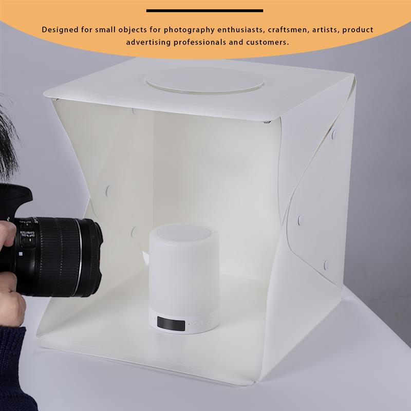 LED Photography Light Box - 30cm/40cm - Foldable Mini Softbox - Portable Photo Studio Tent