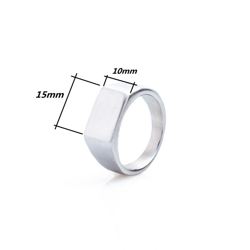 Jiayiqi-Bagues Punk Rock conviviale rées et lisses pour hommes et femmes, oral alière classique, Cool , Bijoux de fête