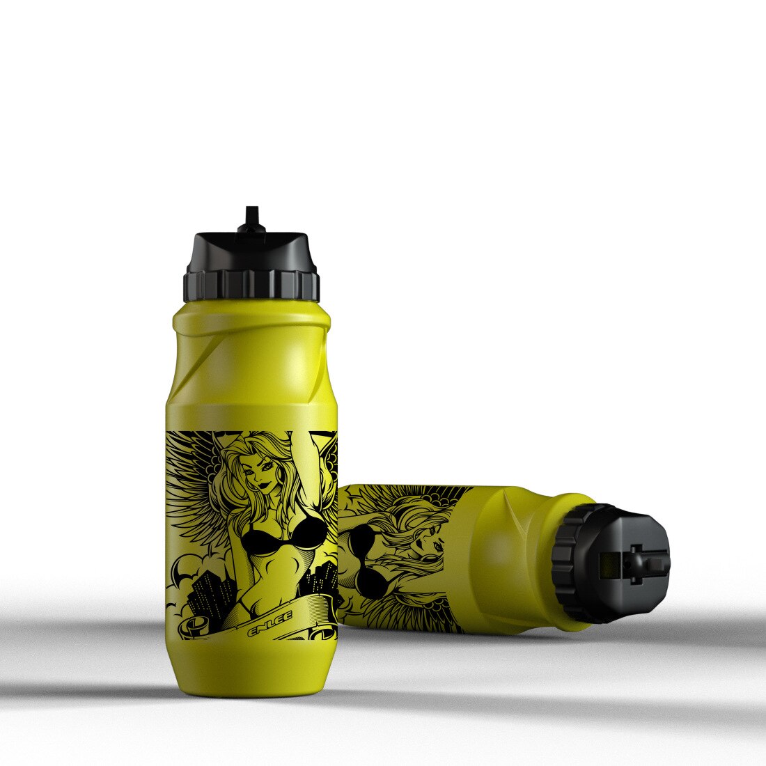 Bouteille d&#39;eau pour cyclisme, pour vtt, pour Sports de plein air, équipement de plein air, bouteille de Fitness: Beauty-Yellow