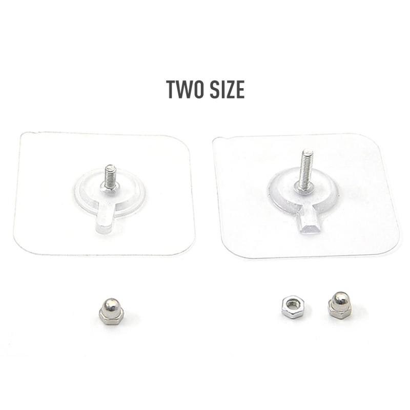 Non-Marking Screw Stickers Punch-Free Wall Picture Hook Invisible Traceless Hardwall Drywall Picture Hanging Kit High Viscosity