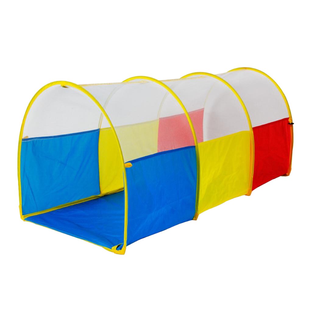 Kids Crawl Through Play Tunnel Toy, Foldable Pop up Tunnel for Toddlers Babies Infants & Children Sports, Indoor & Outdoor Tube