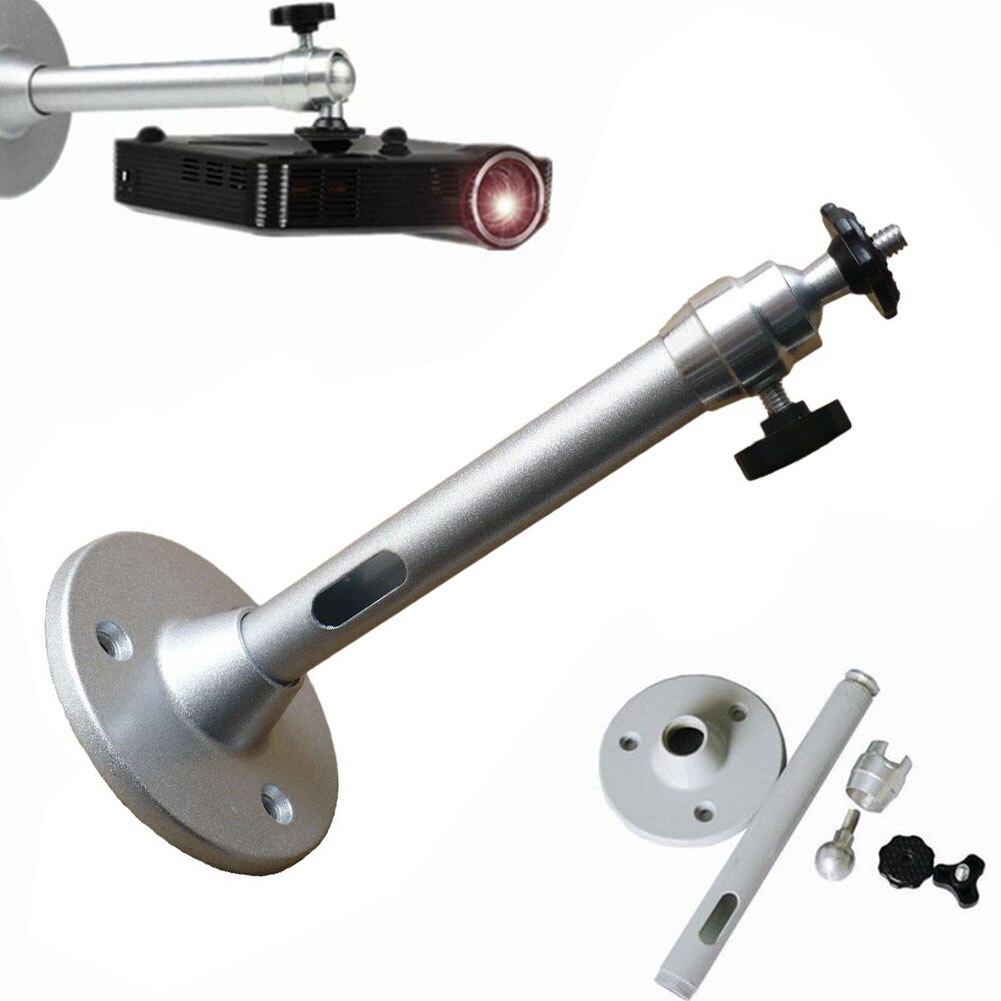 Universal Mini LCD DLP Projector Ceiling Wall Mount Metal Bracket Aluminium Alloy for Digital Camera, Camcorder or 35mm SLR