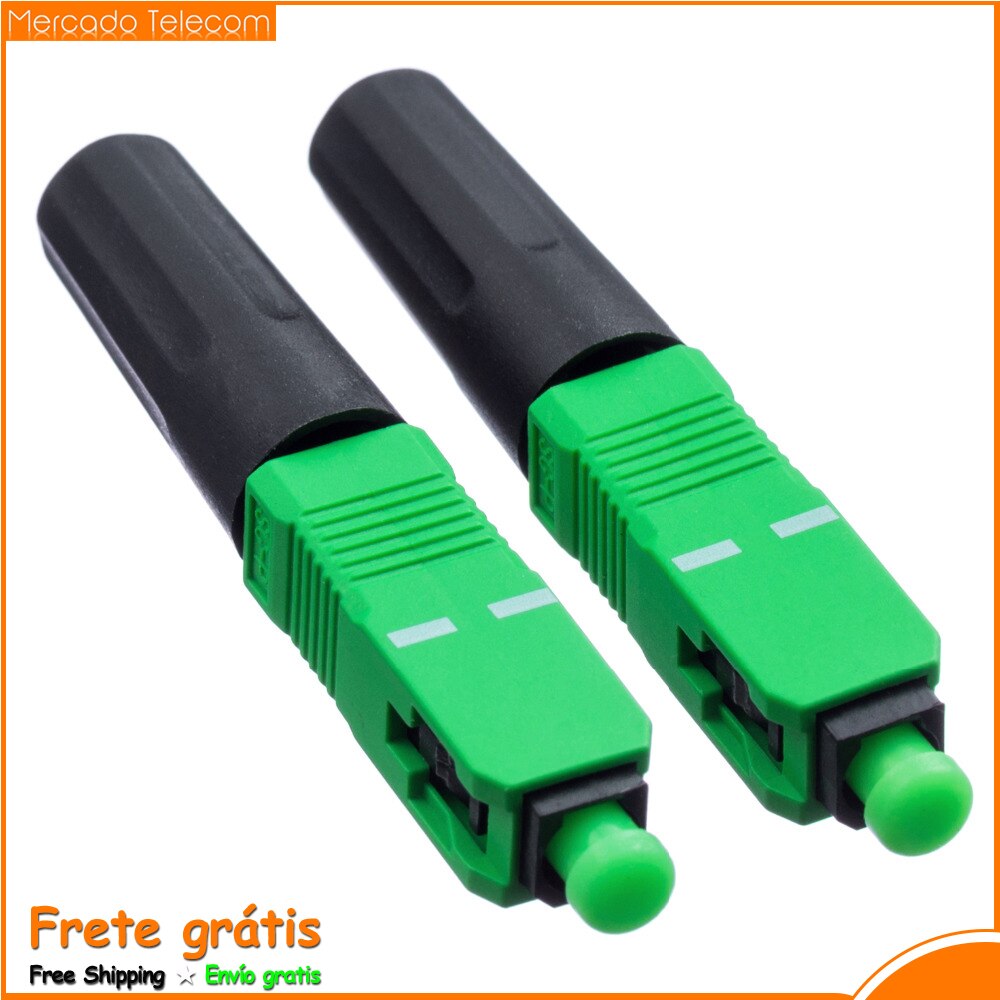 0.3dB FTTH SC APC Optical Fiber Cable Quick Connector Fast Cold Connection Adapter for CATV Network