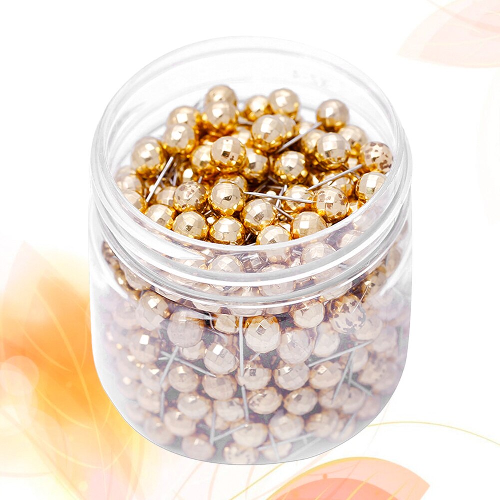 400 Pcs Spelden Ronde Voetbal Lijnen Grond Pins Decoratieve Punaise Supplies Golden Leuke Tekening Pin Gouden