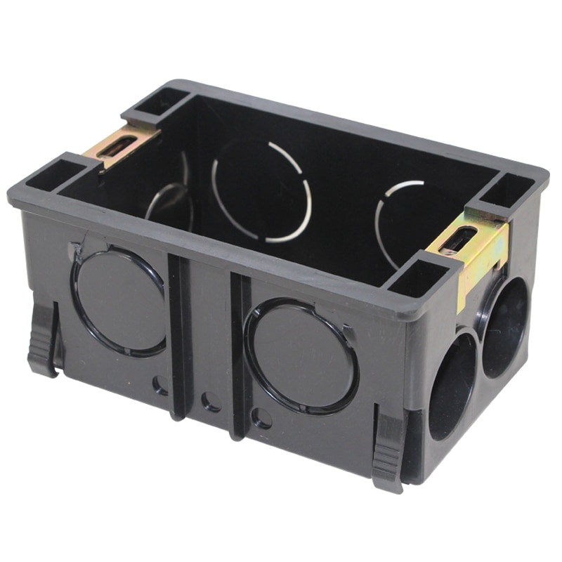 Dom poprawa 118 typ 2 3 4 banda kaseta dolna czarna ciemna skrzynka ścienna gniazdo przełącznika skrzynka przyłączowa uniwersalna