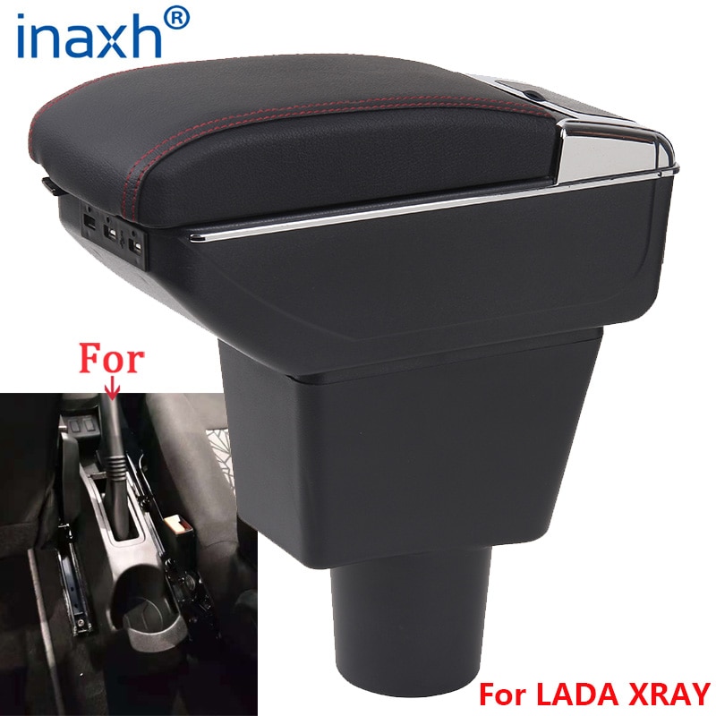Lada xray käsinojalle laatikko keskussäilytyslaatikko jälkiasennus osat sisäosat yksityiskohdat lada xray auton käsinojalle autotarvikkeet